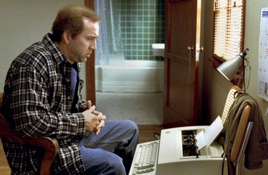 Nicolas Cage as Charlie Kaufman in <em>Adaptation</em>.