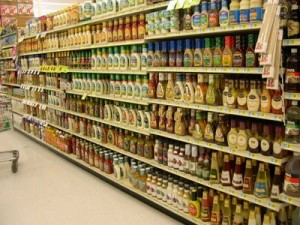High fat salad dressings you will be happy to avoid. Pic Courtesy-http://hilobrow.com/2012/07/22/de-condimentis-14-dress-my-salad/ 